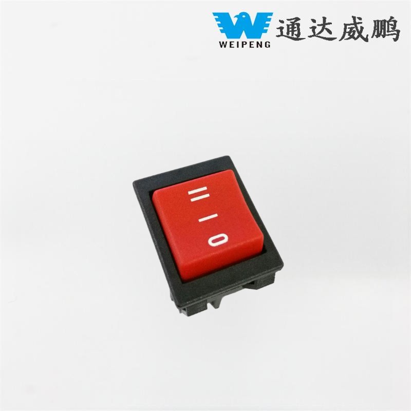 6 kontaktų 3 padėčių dvigubo atstatymo 16A didelės srovės jungiklis