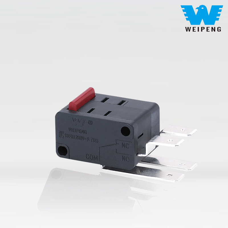 Dviejų jungčių integruotas eigos atstatymo valymo mašinos jungiklis