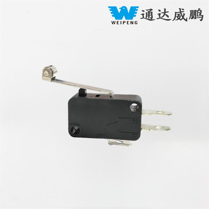 Dulkėms atsparus sukamasis kumštelio jungiklis su ritinine svirtimi