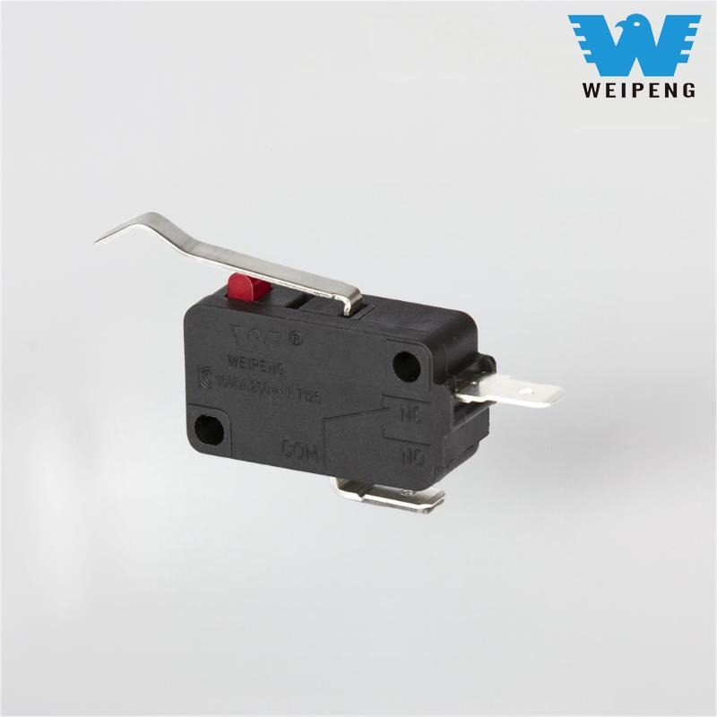 Didelės srovės mikrojungiklis buitiniam maišytuvui