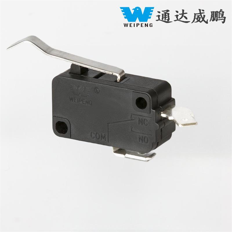 Didelės srovės savaime atsistatantis mikro jungiklis buitiniams prietaisams