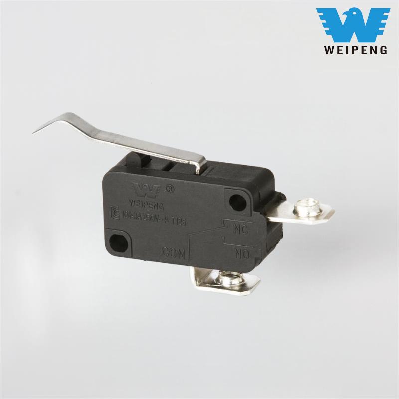 Didelės srovės dviejų gnybtų mikrojungiklis buitiniams prietaisams