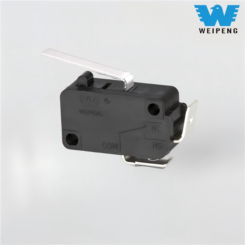 Didelio jautrumo didelis mikrojungiklis su svirtimi