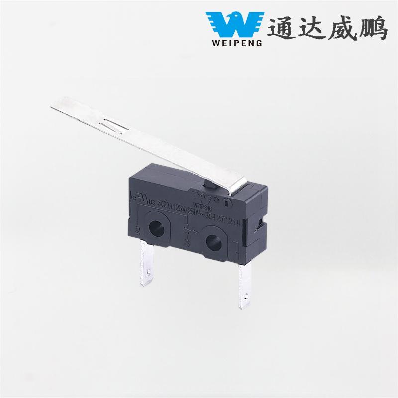 HK-04G-L Medium 5A Reset Be mikro jungiklio su svirtimi