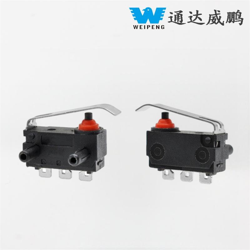 Mažas vandeniui atsparus mikro jungiklis automobilio bagažinės dangčiui