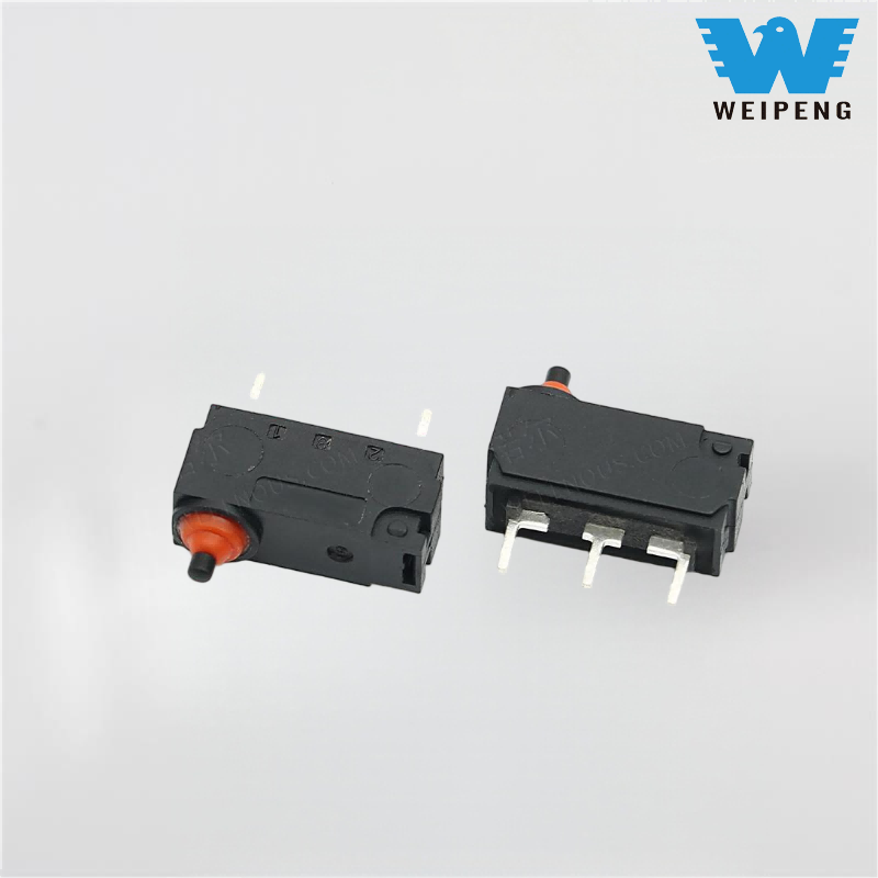 Atsparus vandeniui mikro jungiklis su savaiminio atstatymo funkcija ir pelės kelionės aptikimu